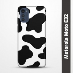 Pružný obal na Motorola Moto E32 s motivem Cow