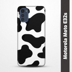 Pružný obal na Motorola Moto E32s s motivem Cow