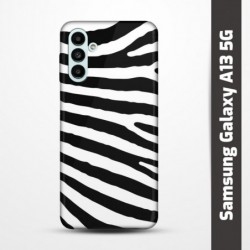 Pružný obal na Samsung Galaxy A13 5G s motivem Zebra