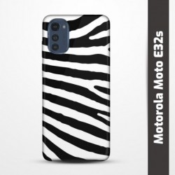 Pružný obal na Motorola Moto E32s s motivem Zebra