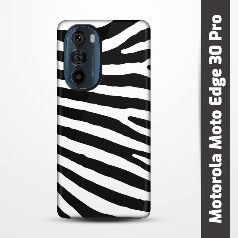 Pružný obal na Motorola Moto Edge 30 Pro s motivem Zebra