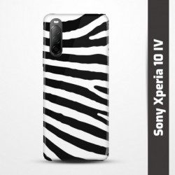 Pružný obal na Sony Xperia 10 IV s motivem Zebra