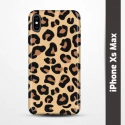 Pružný obal na iPhone Xs Max s motivem Gepard
