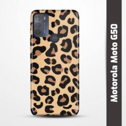 Pružný obal na Motorola Moto G50 s motivem Gepard