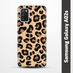 Pružný obal na Samsung Galaxy A02s s motivem Gepard