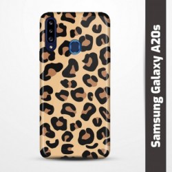 Pružný obal na Samsung Galaxy A20s s motivem Gepard
