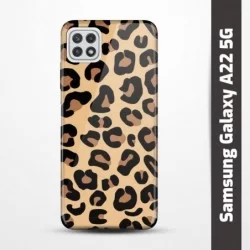 Pružný obal na Samsung Galaxy A22 5G s motivem Gepard
