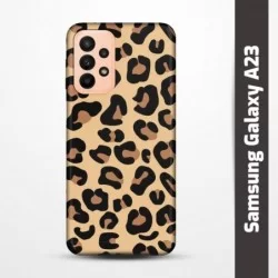 Pružný obal na Samsung Galaxy A23 s motivem Gepard