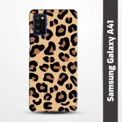 Pružný obal na Samsung Galaxy A41 s motivem Gepard