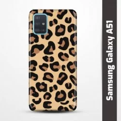 Pružný obal na Samsung Galaxy A51 s motivem Gepard