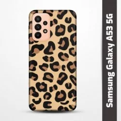 Pružný obal na Samsung Galaxy A53 5G s motivem Gepard