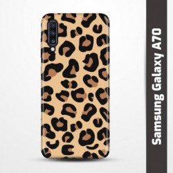 Pružný obal na Samsung Galaxy A70 s motivem Gepard