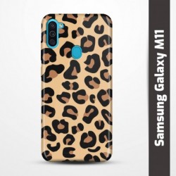 Pružný obal na Samsung Galaxy M11 s motivem Gepard