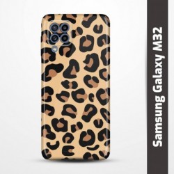 Pružný obal na Samsung Galaxy M32 s motivem Gepard