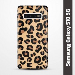 Pružný obal na Samsung Galaxy S10 5G s motivem Gepard