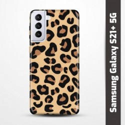 Pružný obal na Samsung Galaxy S21+ 5G s motivem Gepard