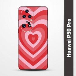Pružný obal na Huawei P50 Pro s motivem Srdce