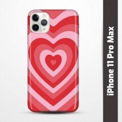Pružný obal na iPhone 11 Pro Max s motivem Srdce