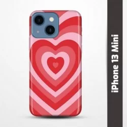 Pružný obal na iPhone 13 Mini s motivem Srdce