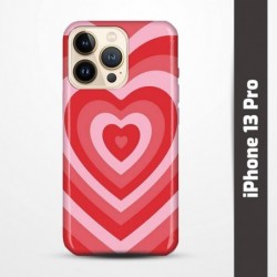Pružný obal na iPhone 13 Pro s motivem Srdce