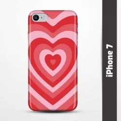 Pružný obal na iPhone 7 s motivem Srdce