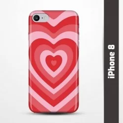 Pružný obal na iPhone 8 s motivem Srdce