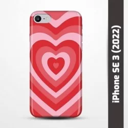 Pružný obal na iPhone SE 3 (2022) s motivem Srdce