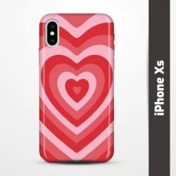 Pružný obal na iPhone Xs s motivem Srdce