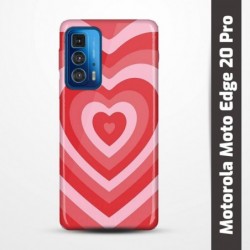 Pružný obal na Motorola Moto Edge 20 Pro s motivem Srdce
