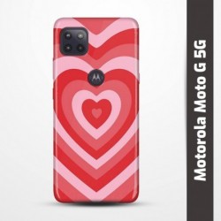 Pružný obal na Motorola Moto G 5G s motivem Srdce