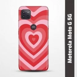 Obal na Motorola Moto G 5G s potiskem-Srdce
