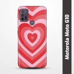 Obal na Motorola Moto G10 s potiskem-Srdce