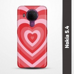Pružný obal na Nokia 5.4 s motivem Srdce
