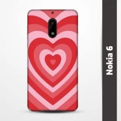 Obal na Nokia 6 s potiskem-Srdce