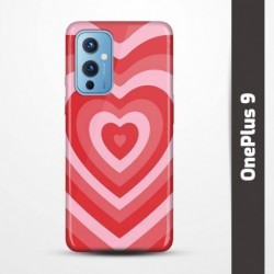 Pružný obal na OnePlus 9 s motivem Srdce
