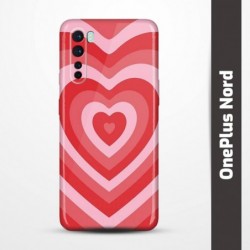 Pružný obal na OnePlus Nord s motivem Srdce