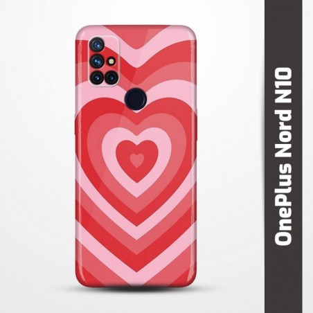 Obal na OnePlus Nord N10 s potiskem-Srdce