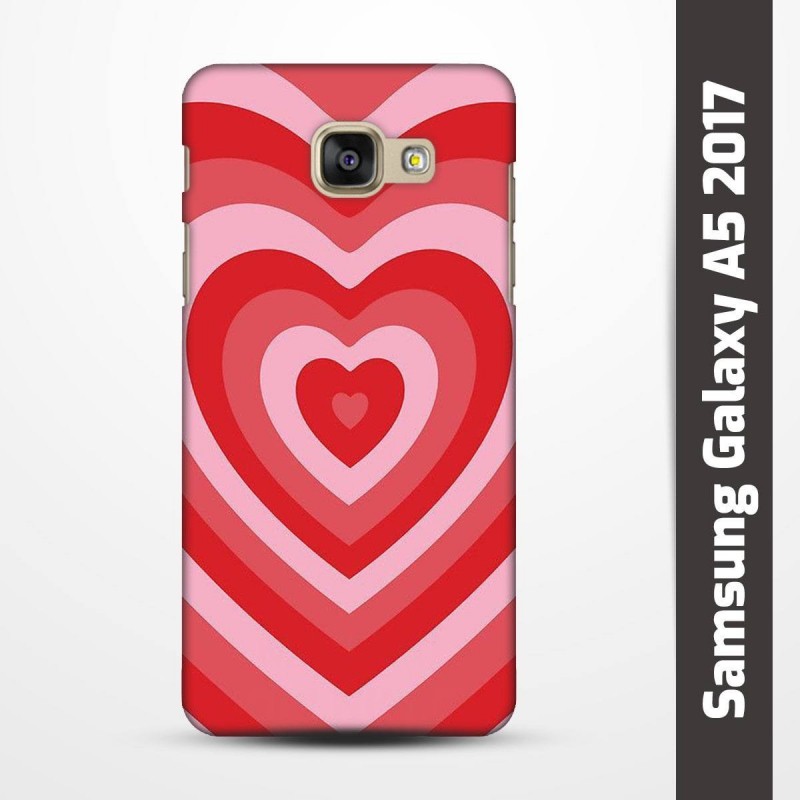 Pružný obal na Samsung Galaxy A5 2017 s motivem Srdce