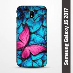 Pružný obal na Samsung Galaxy J5 2017 s motivem Modří motýli