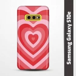 Pružný obal na Samsung Galaxy S10e s motivem Srdce