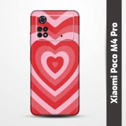Pružný obal na Xiaomi Poco M4 Pro s motivem Srdce