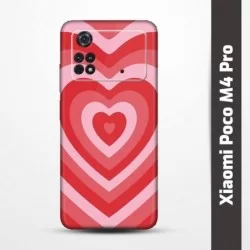 Pružný obal na Xiaomi Poco M4 Pro s motivem Srdce