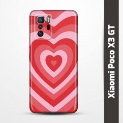 Pružný obal na Xiaomi Poco X3 GT s motivem Srdce
