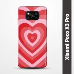 Pružný obal na Xiaomi Poco X3 Pro s motivem Srdce