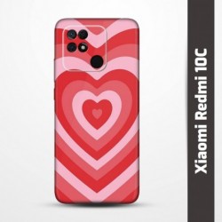 Pružný obal na Xiaomi Redmi 10C s motivem Srdce