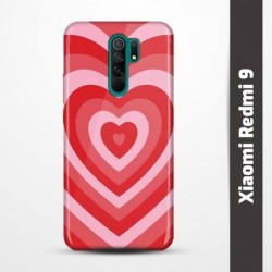 Pružný obal na Xiaomi Redmi 9 s motivem Srdce