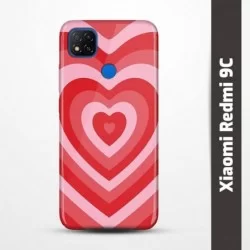 Pružný obal na Xiaomi Redmi 9C s motivem Srdce