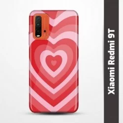 Pružný obal na Xiaomi Redmi 9T s motivem Srdce
