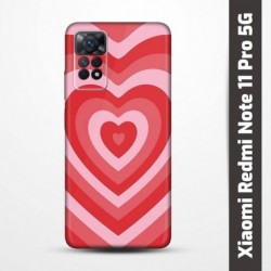 Pružný obal na Xiaomi Redmi Note 11 Pro 5G s motivem Srdce