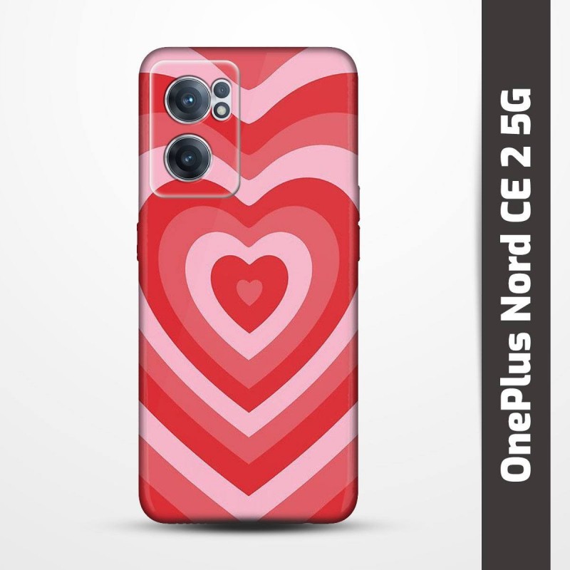 Pružný obal na OnePlus Nord CE 2 5G s motivem Srdce